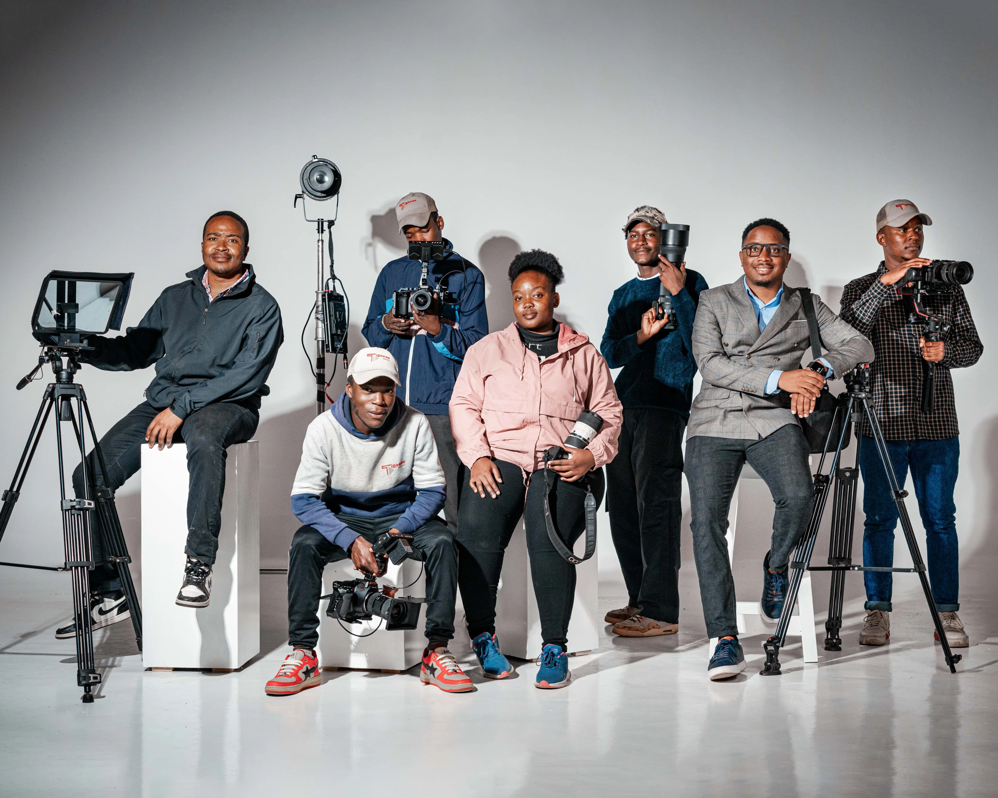 Team working on content planning