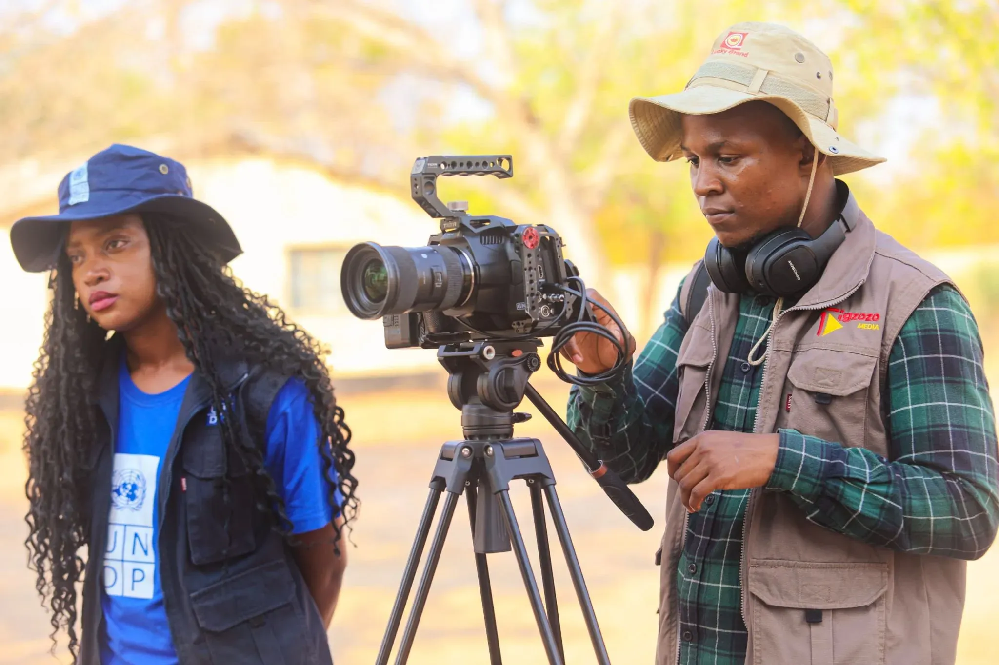 Tigzozo Media photography team on a shoot
